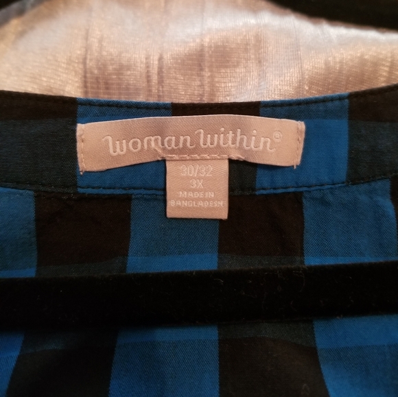 Women's flannel blouse - Picture 2 of 3
